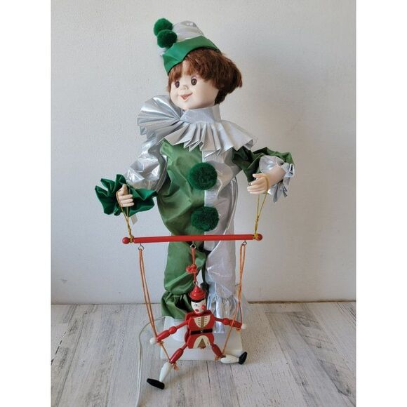 Telco marionette clown elf puppet animated motionette Xmas - Picture 3 of 15